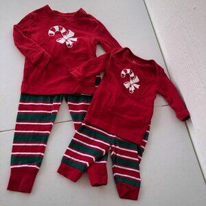 Christmas Pajamagram Sibling Set Pajamas - 2T & 0-3 Mo